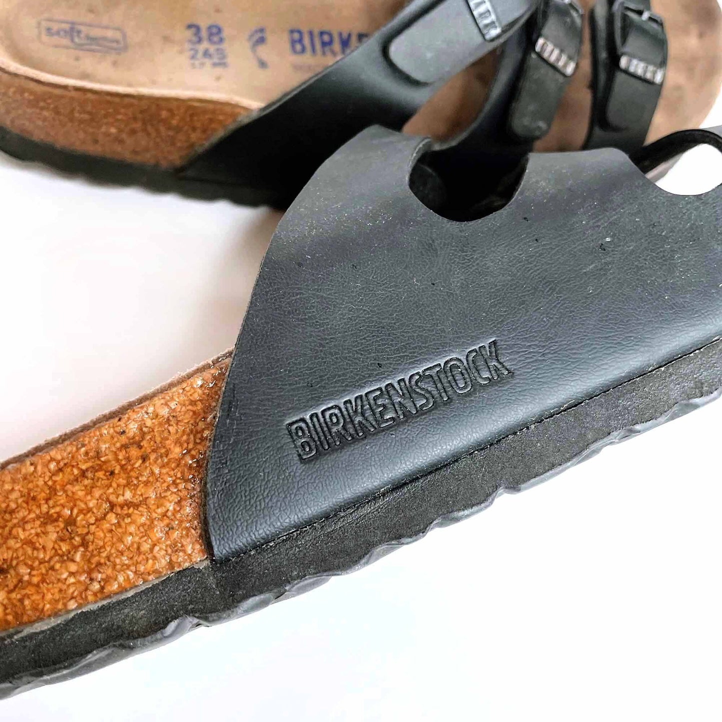 birkentstock birko-flor florida soft footbed sandals - size 38