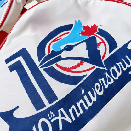 vintage 1986 blue jays mr. sub promo duffel bag