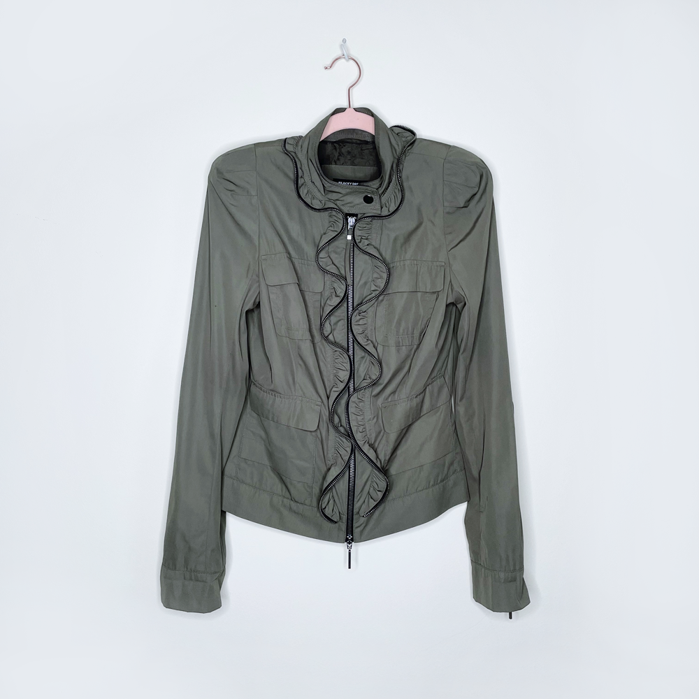 blacky dress berlin curly zipper jacket - size 34