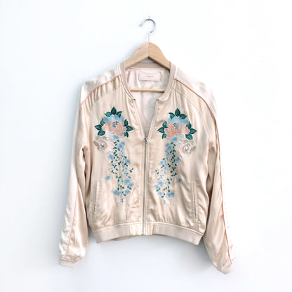 BLANKNYC Satin Bomber - size xs