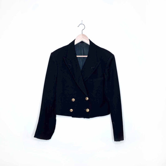 vintage 1939 british royal navy cropped double breasted blazer by c.h. bernard and sons - size small