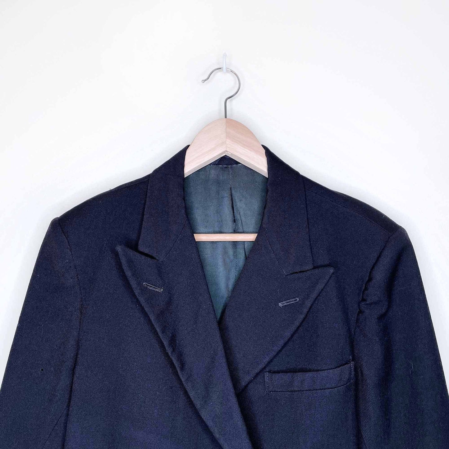 vintage 1939 british royal navy cropped double breasted blazer by c.h. bernard and sons - size small