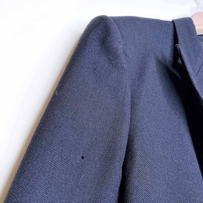 vintage 1939 british royal navy cropped double breasted blazer by c.h. bernard and sons - size small