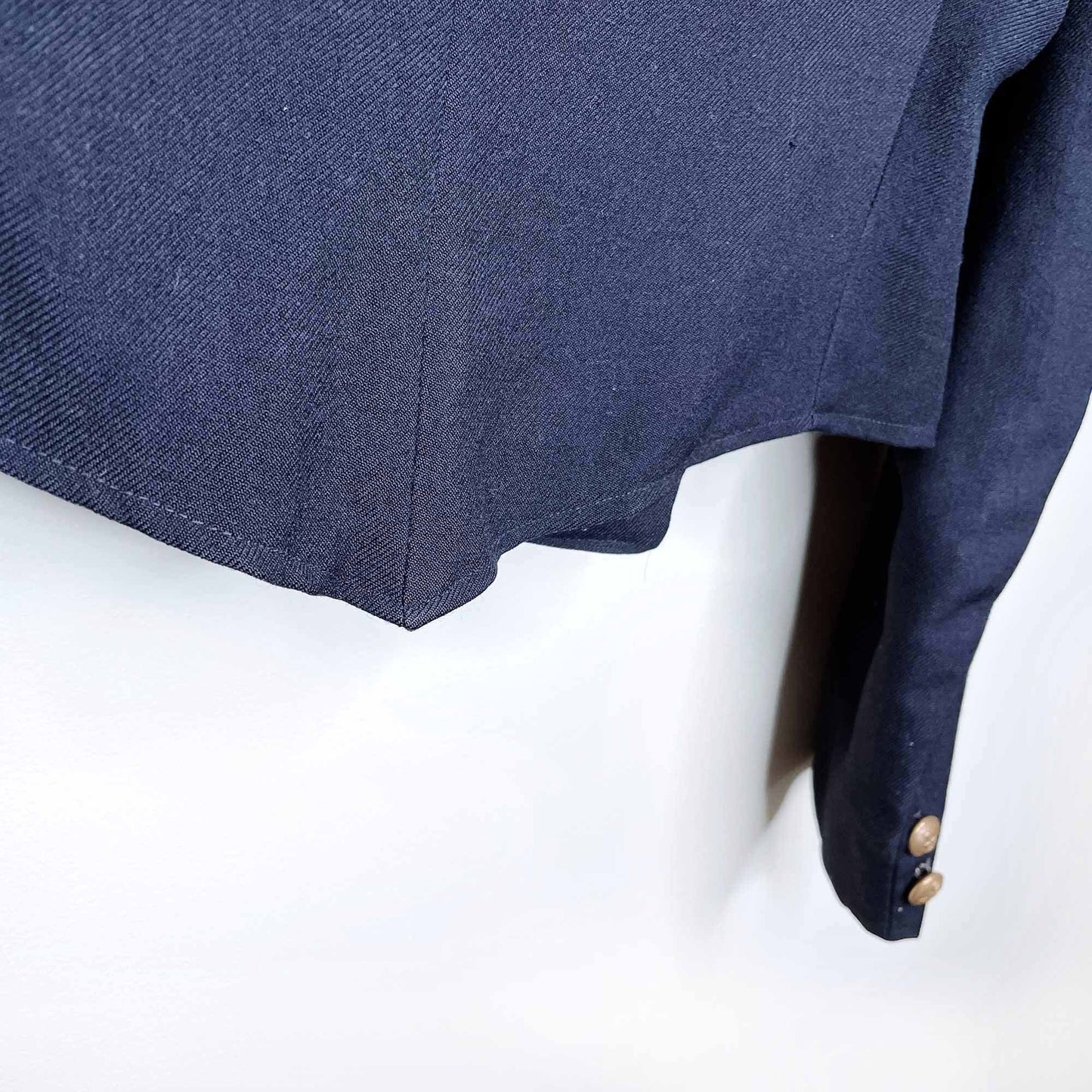 vintage 1939 british royal navy cropped double breasted blazer by c.h. bernard and sons - size small