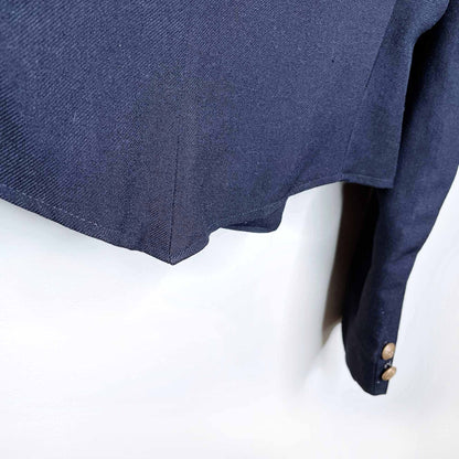 vintage 1939 british royal navy cropped double breasted blazer by c.h. bernard and sons - size small