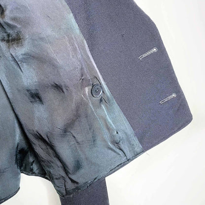 vintage 1939 british royal navy cropped double breasted blazer by c.h. bernard and sons - size small