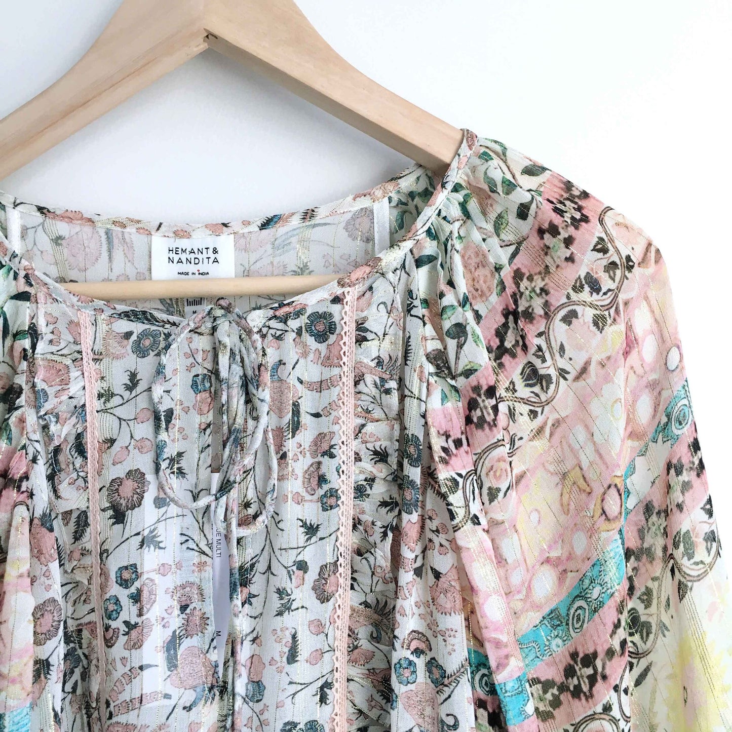 NWT Hermant & Nandita Sakura boho blouse - size Medium
