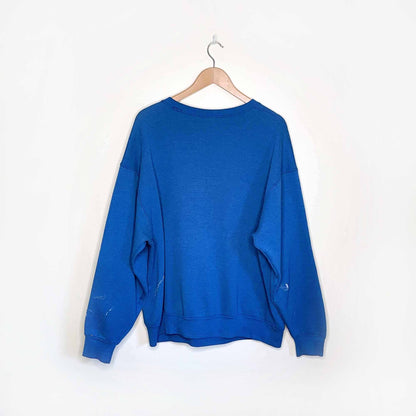 vintage 1992 blue jays world series champs crewneck sweatshirt - size xl