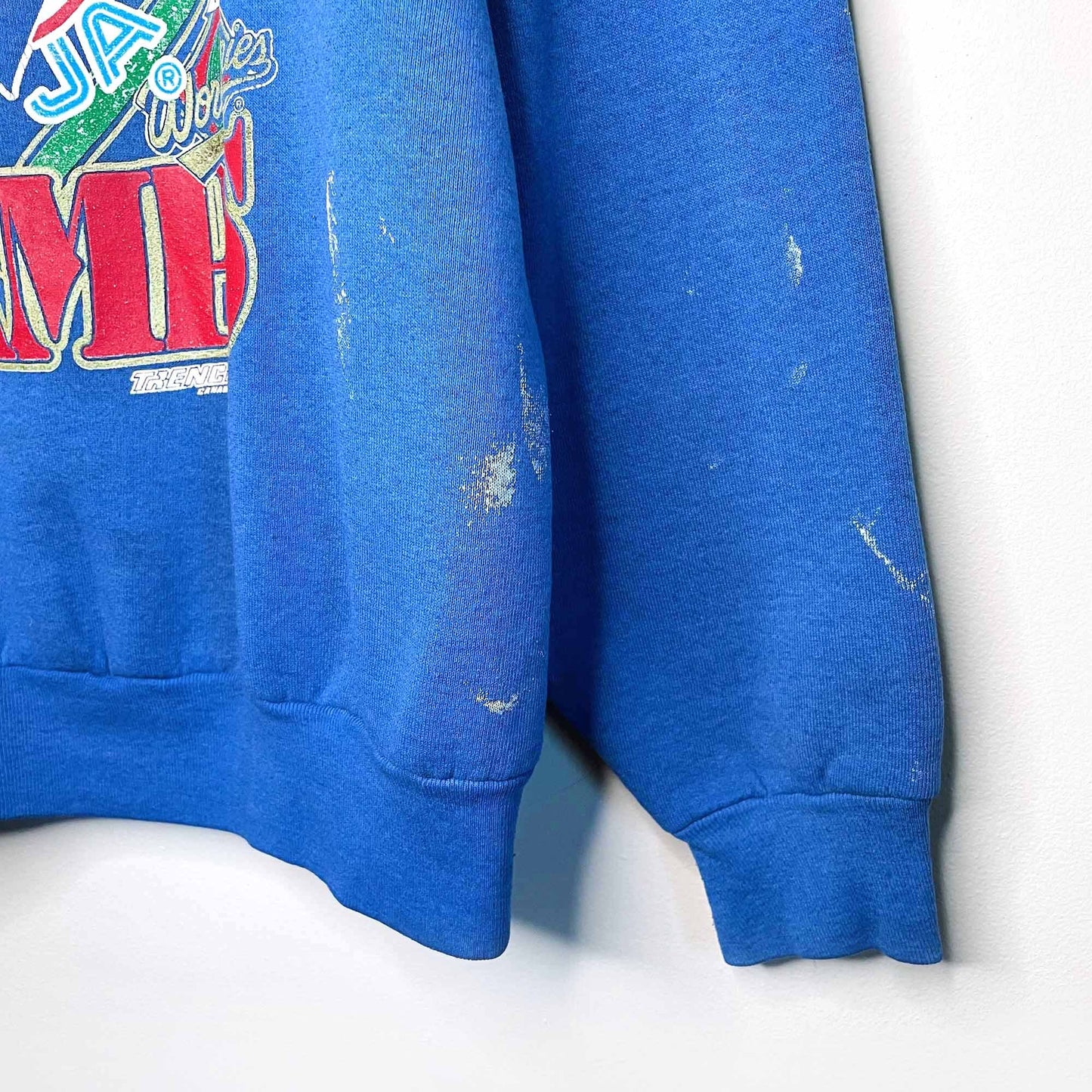 vintage 1992 blue jays world series champs crewneck sweatshirt - size xl