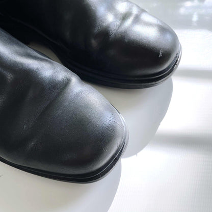 blundstone black leather chelsea boots - size 8.5W