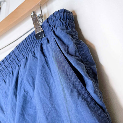 vintage 90's body glove hand logo euro length swim shorts - size medium