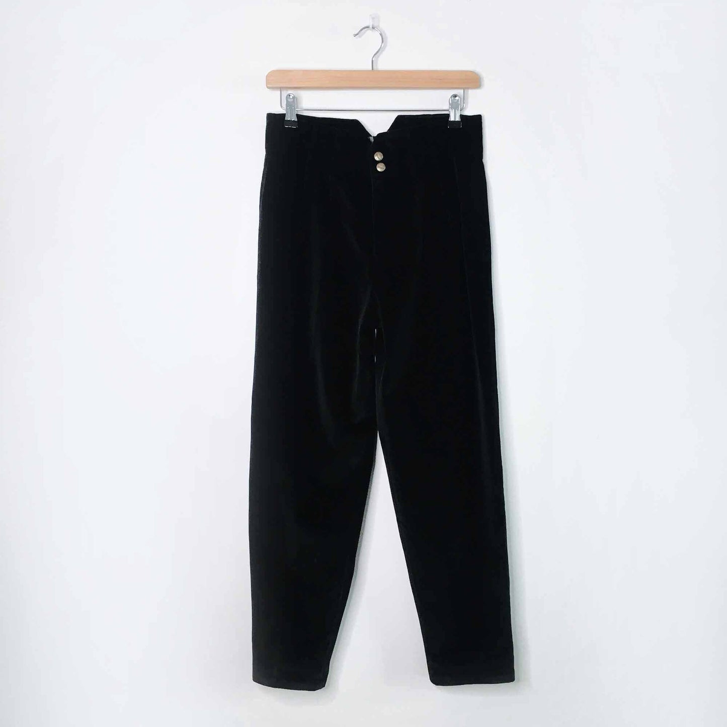 Vintage Bogner velvet high waisted trousers - size 4
