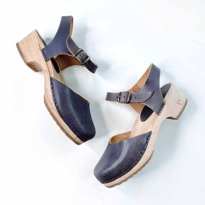 bosabo mary-jane leather clogs - size 7