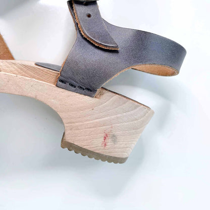 bosabo mary-jane leather clogs - size 7