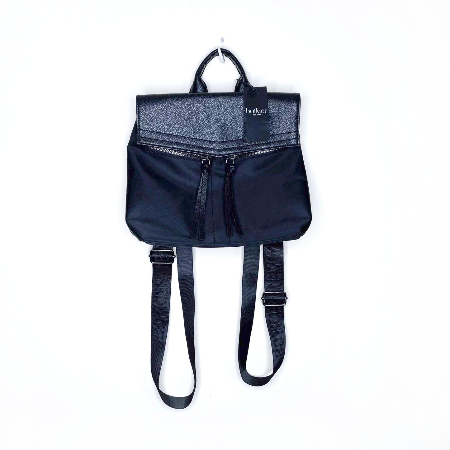 nwt botkier 'trigger' mini nylon leather backpack