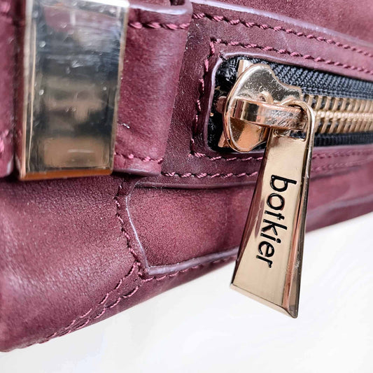 botkier leather crossbody with gold hardware