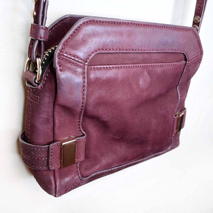 botkier leather crossbody with gold hardware