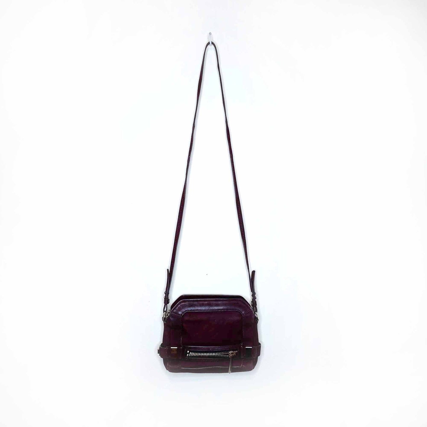botkier leather crossbody with gold hardware
