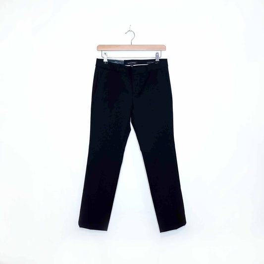 nwt banana republic black ryan slim pant - size 2 P
