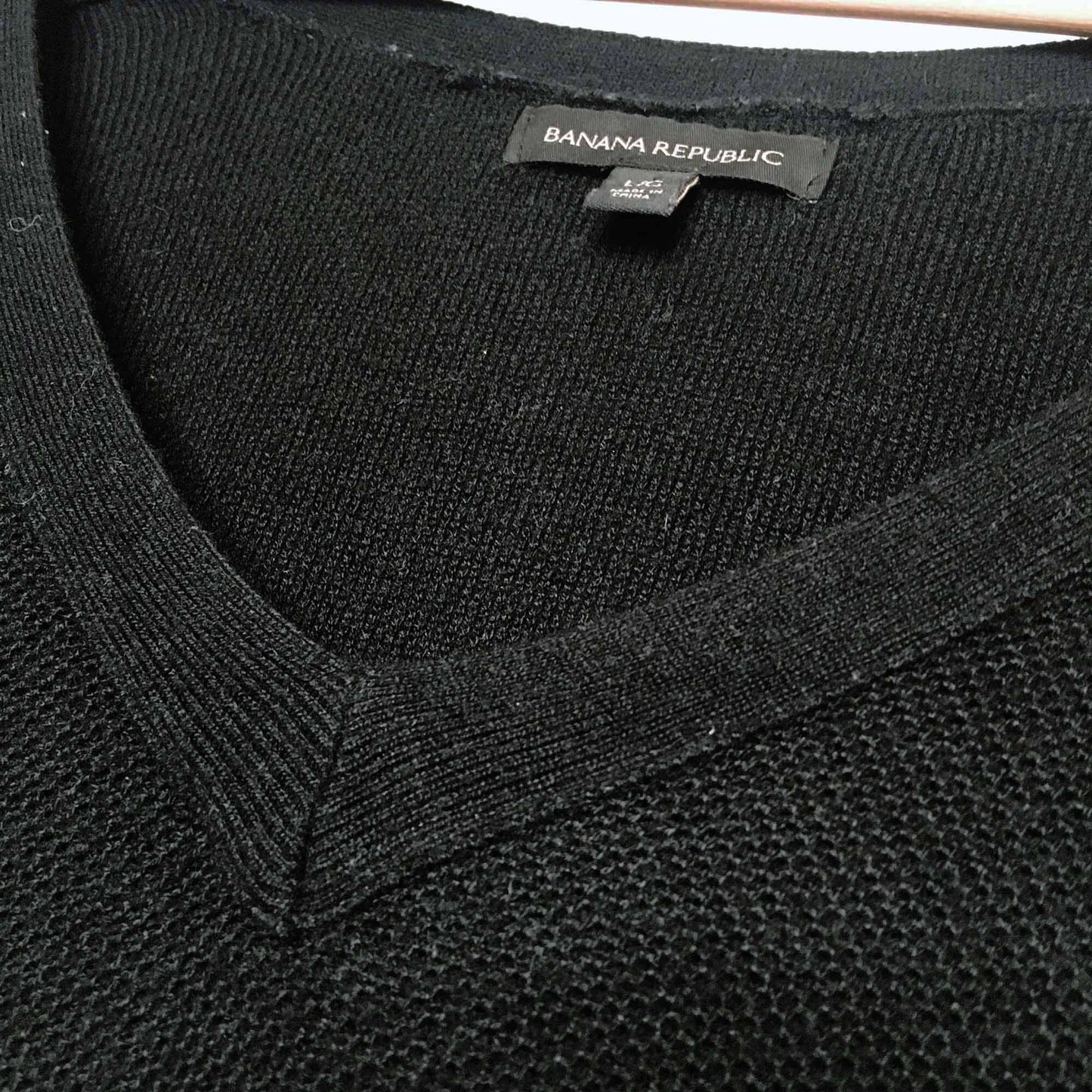 Banana Republic merino wool-blend sweater with elbow patches - size Large