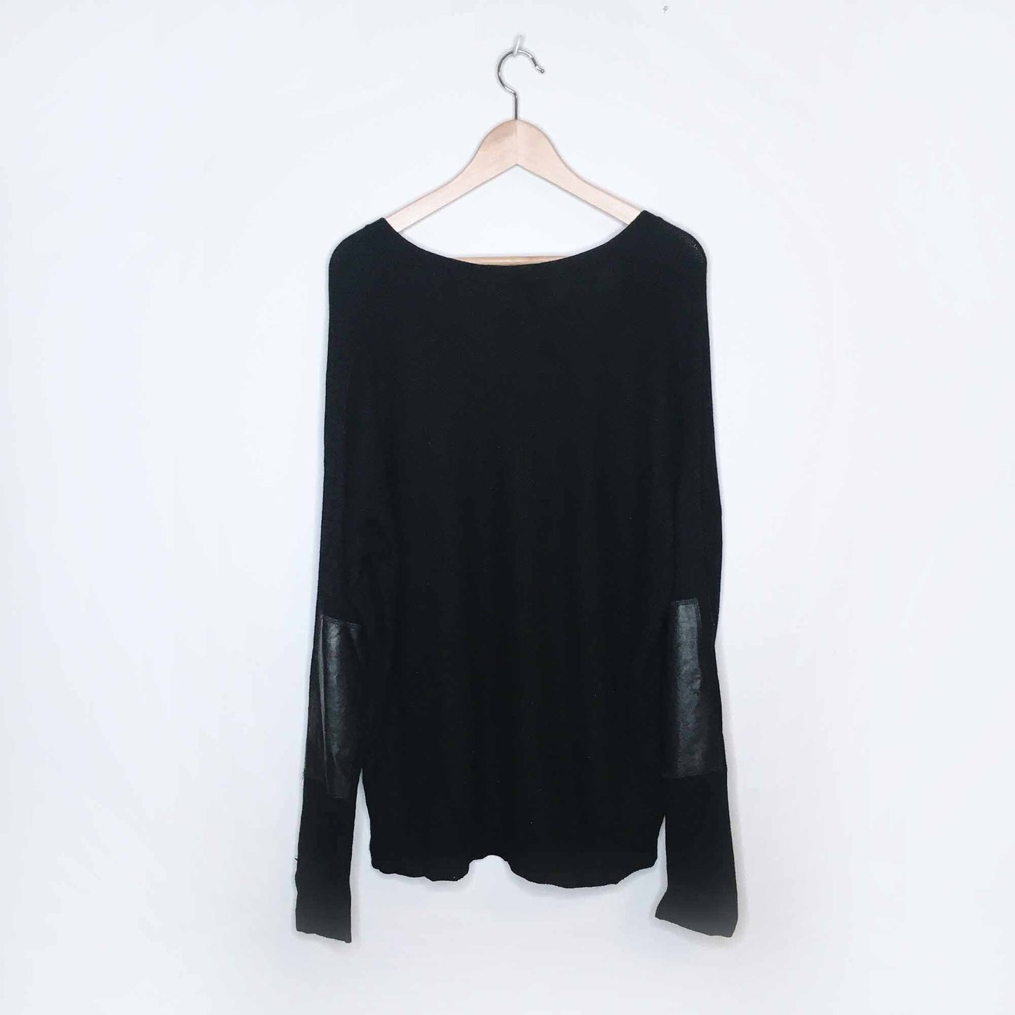 Banana Republic merino wool-blend sweater with elbow patches - size Large