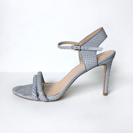 Banana Republic Python Ankle Strap Heels - size 8