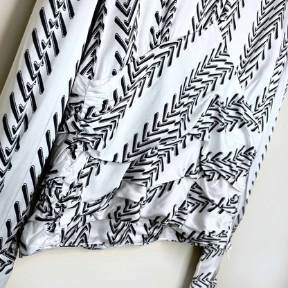 nwt birgitte herskind zoey satin turtleneck blouse - size 10 / 40