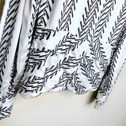 nwt birgitte herskind zoey satin turtleneck blouse - size 10 / 40