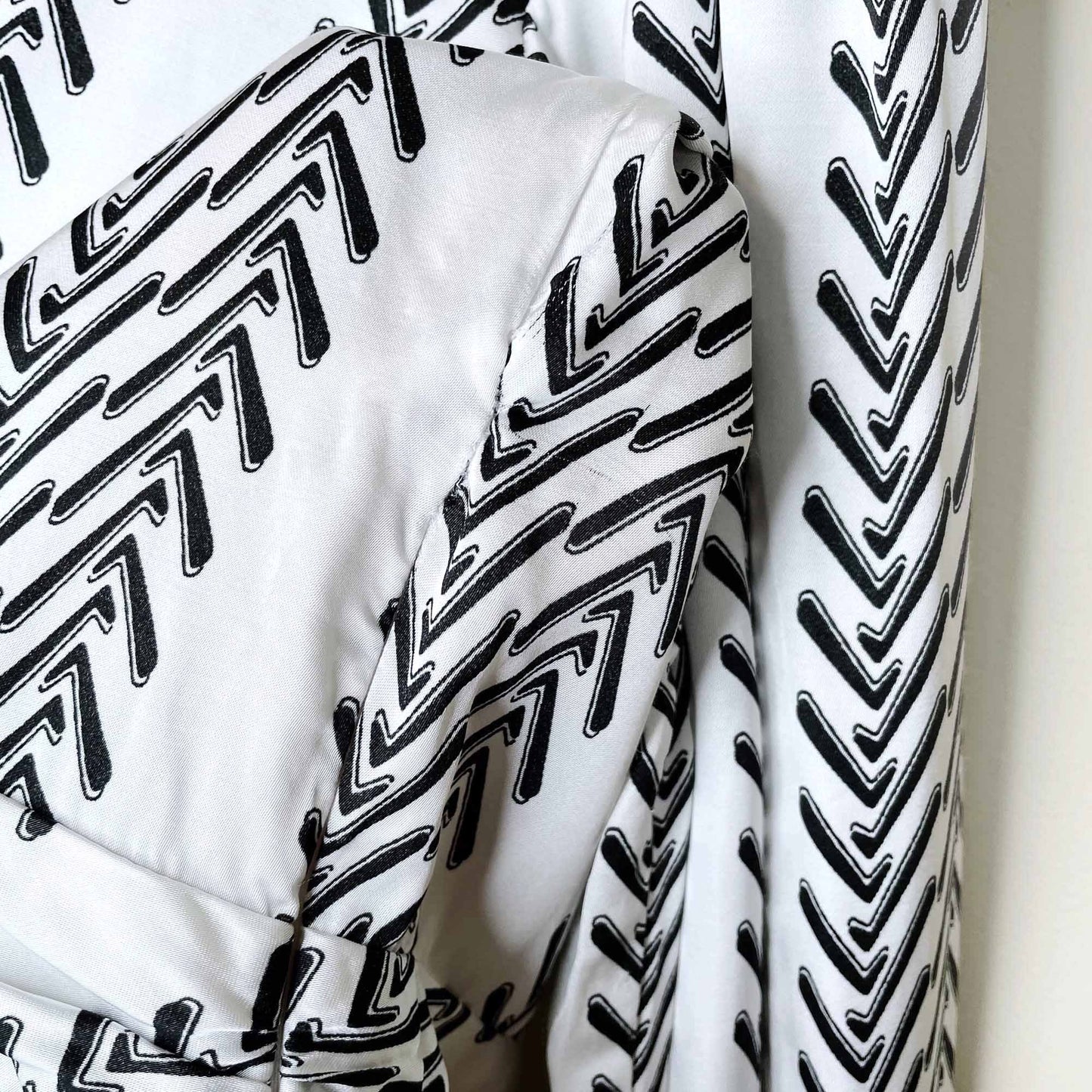 nwt birgitte herskind zoey satin turtleneck blouse - size 10 / 40