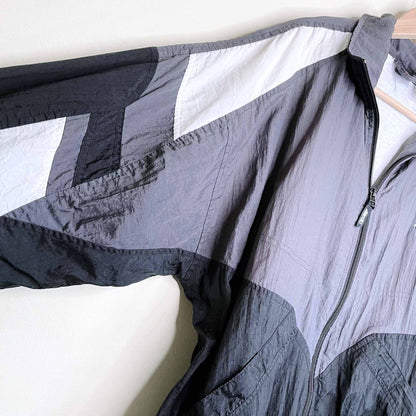 vintage brooks lined windbreaker - size large