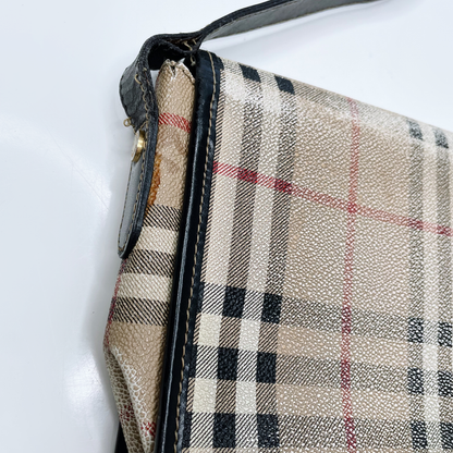 vintage burberrys nova check cross body bag