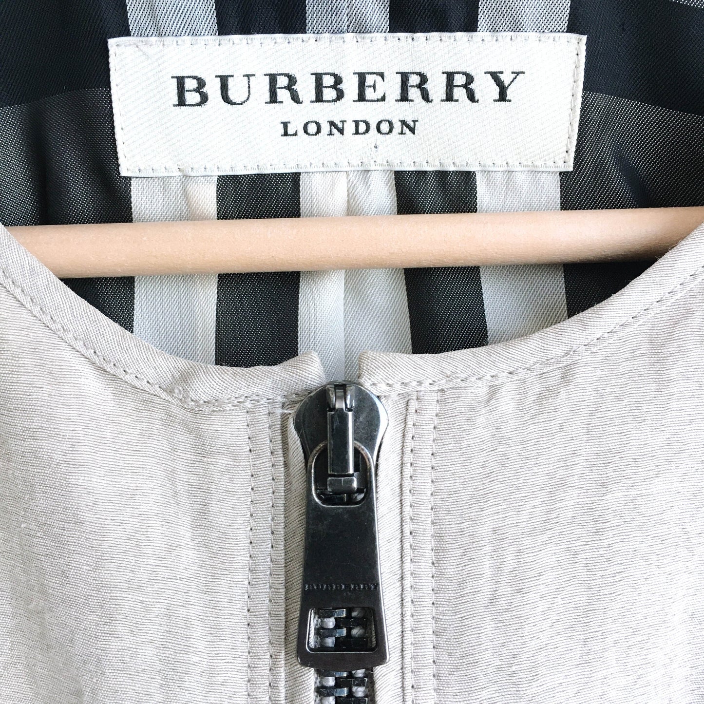 Burberry Silk Peplum Jacket - size 10