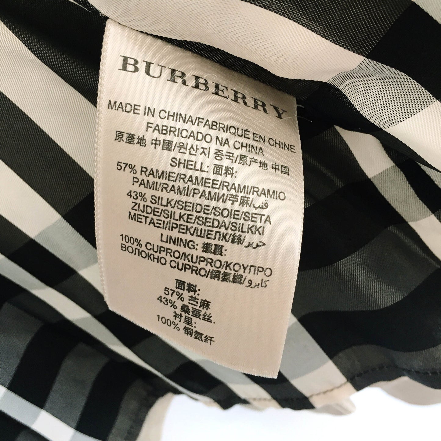 Burberry Silk Peplum Jacket - size 10