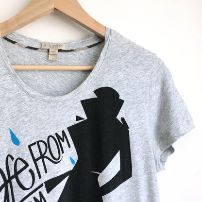 Burberry safe from the storm tee - size Medium