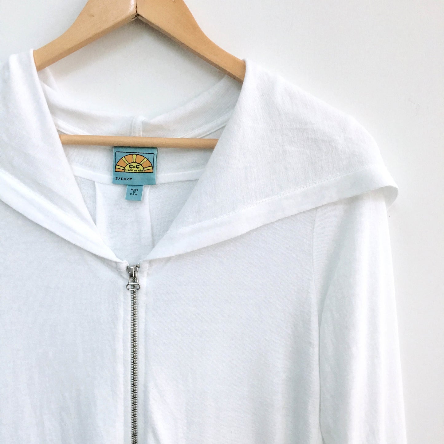C&amp;C California Hi-lo Zip Hoodie - size Small