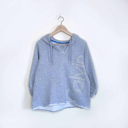 calvin klein performance graphic hoodie - size small
