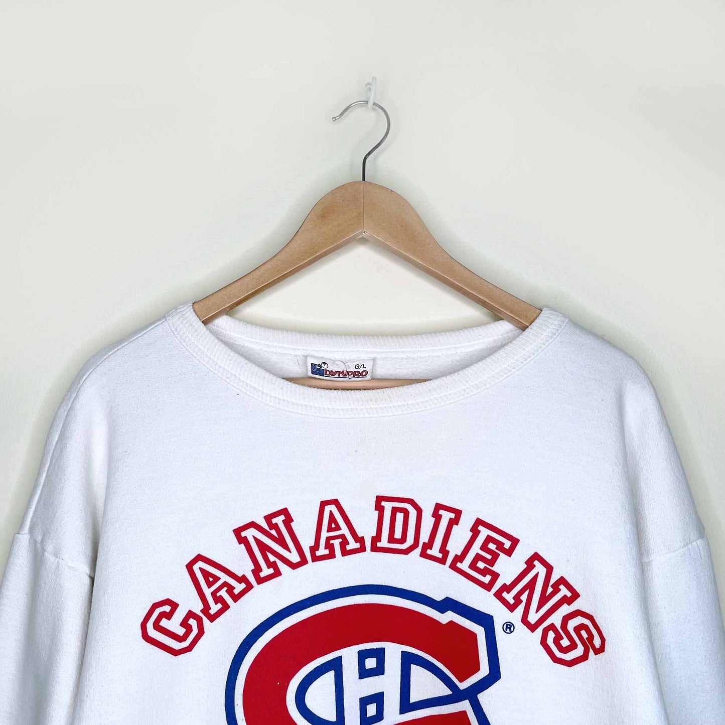 vintage montreal canadiens crewneck sweatshirt - size large