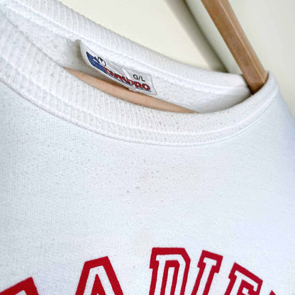 vintage montreal canadiens crewneck sweatshirt - size large