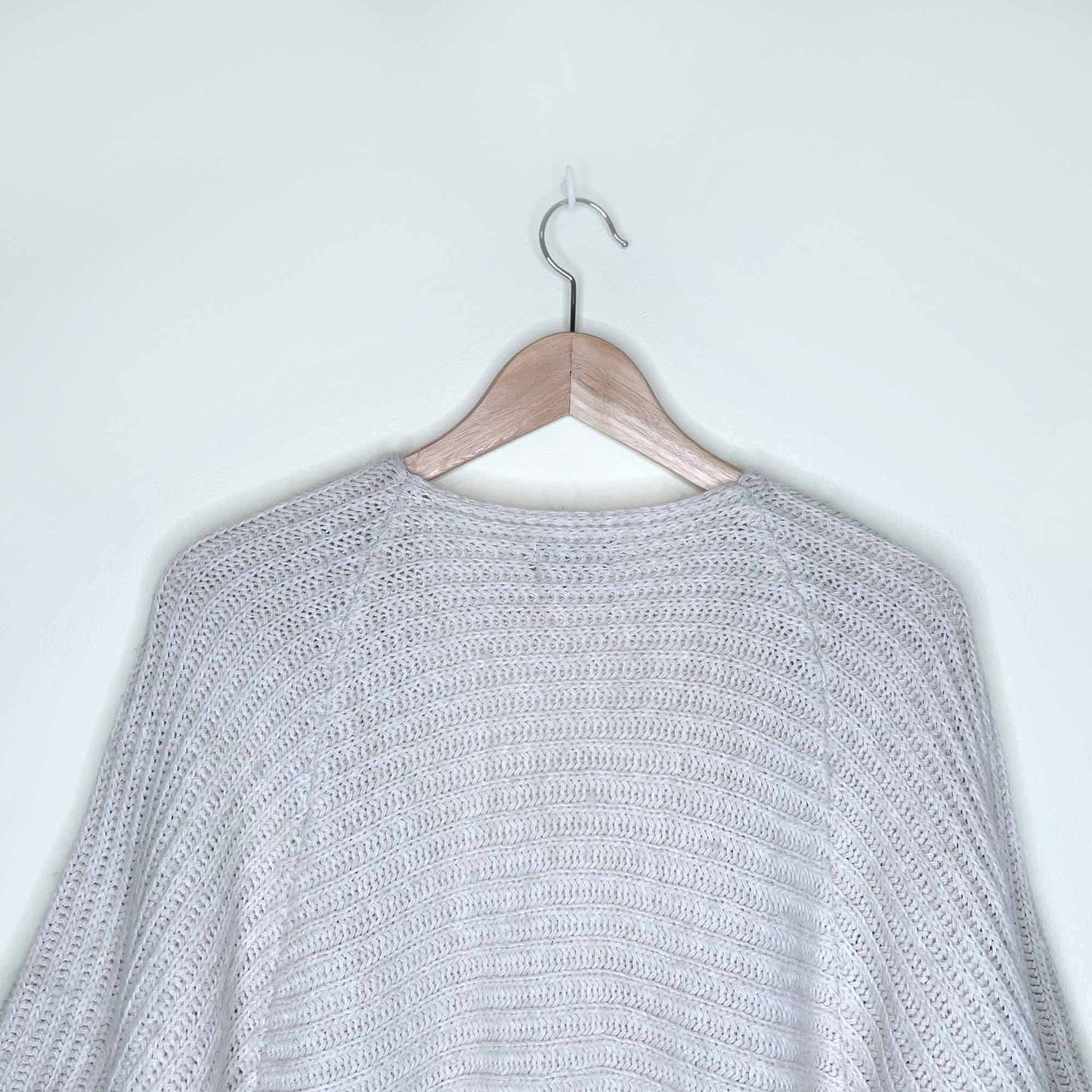 h trend wool-mohair blend open shrug cardigan sweater - size small