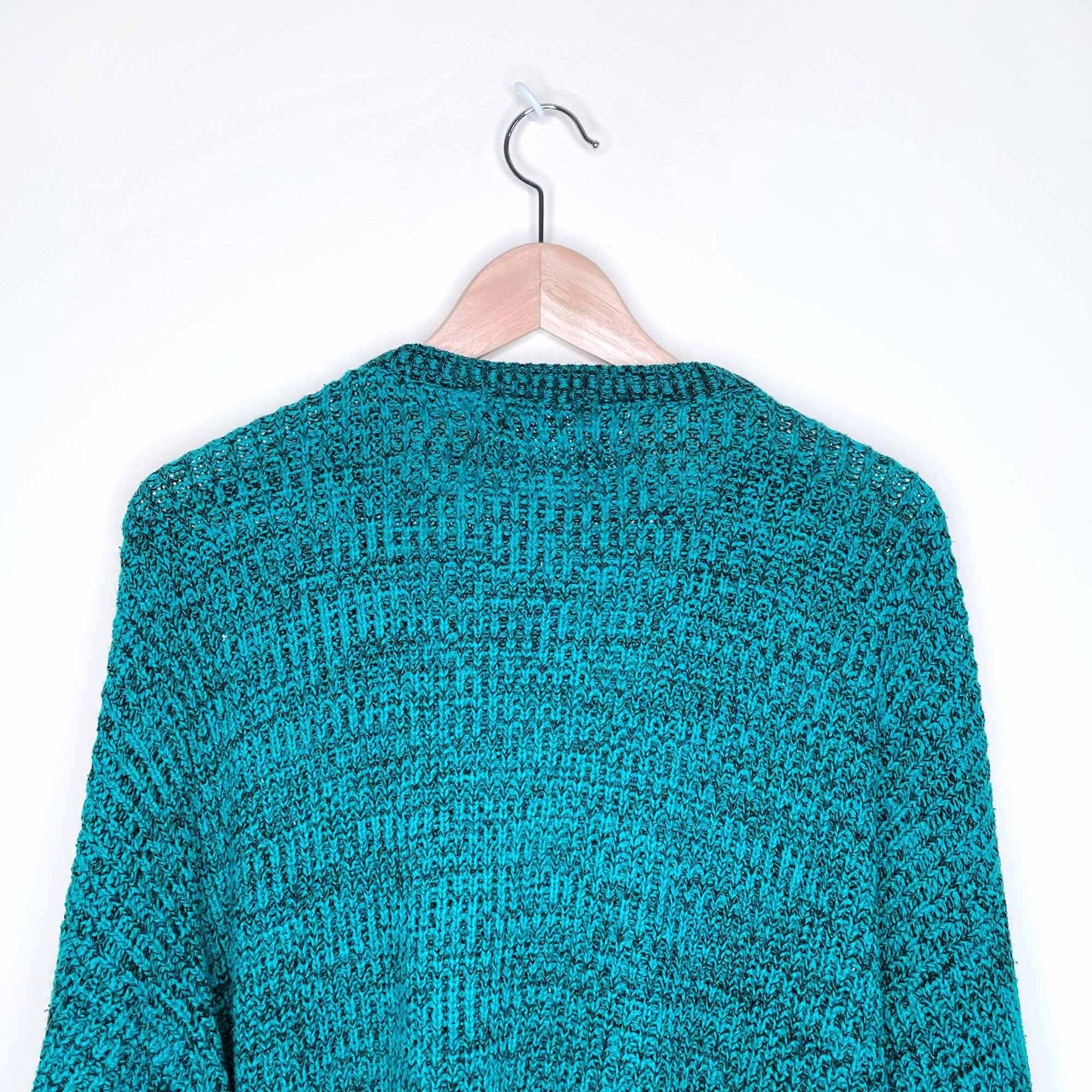 Astra emerald green heather vintage grandpa cardigan - size Large