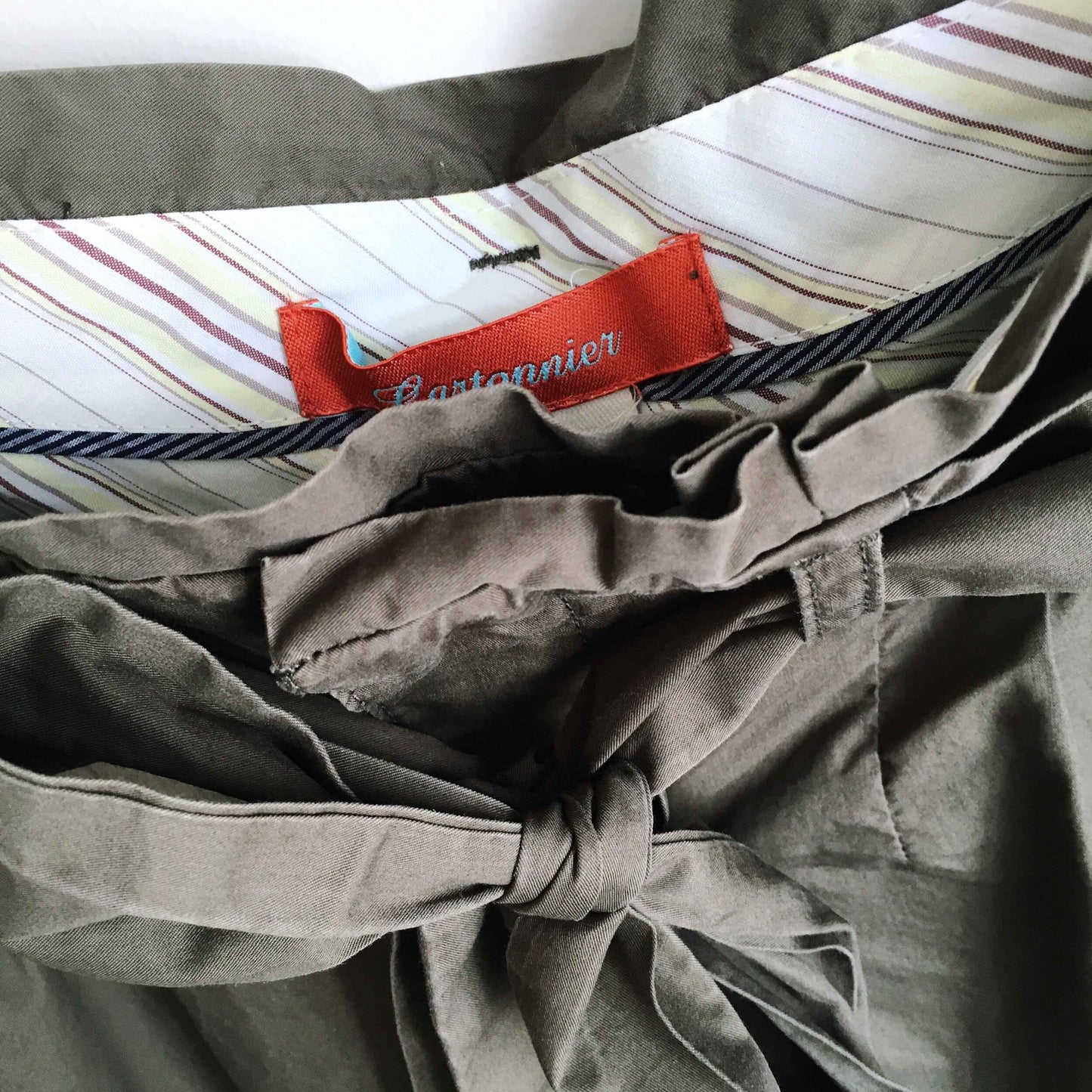 Cartonnier paper bag high rise trouser - size 6