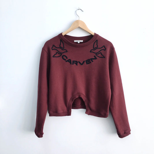 Carven logo sweatshirt - size Large