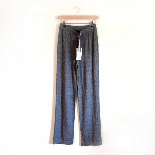 nwt willi smith 100% cashmere high rise lounge pants - size small