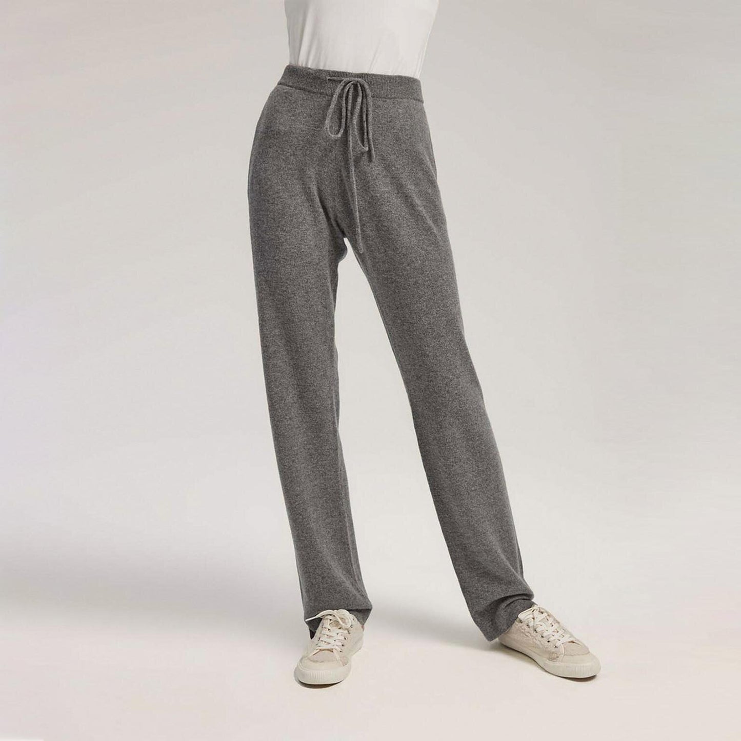 nwt willi smith 100% cashmere high rise lounge pants - size small