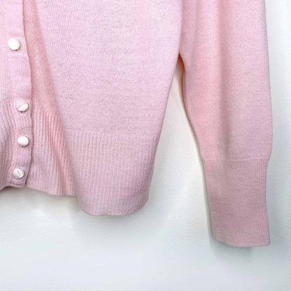 Vintage Shepard Knitwear Co. pink cashmere cardigan - size Small