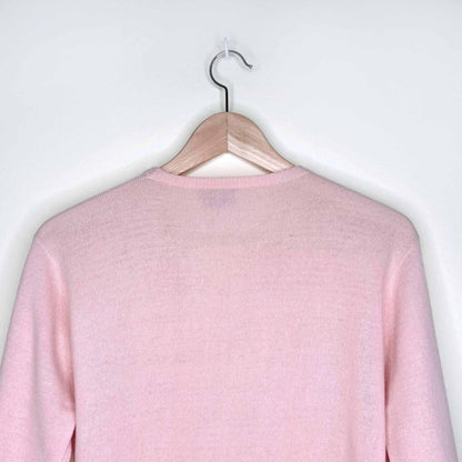 Vintage Shepard Knitwear Co. pink cashmere cardigan - size Small