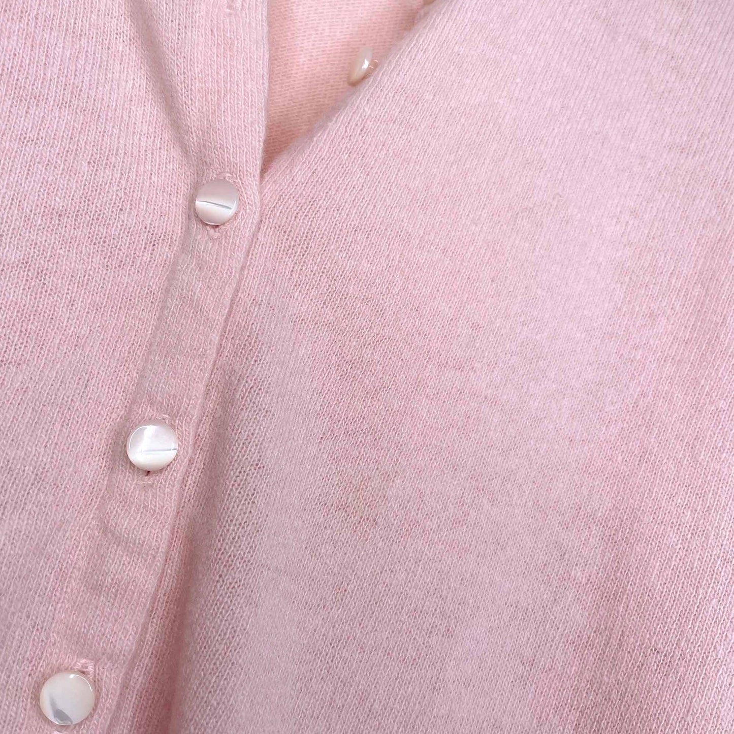 Vintage Shepard Knitwear Co. pink cashmere cardigan - size Small