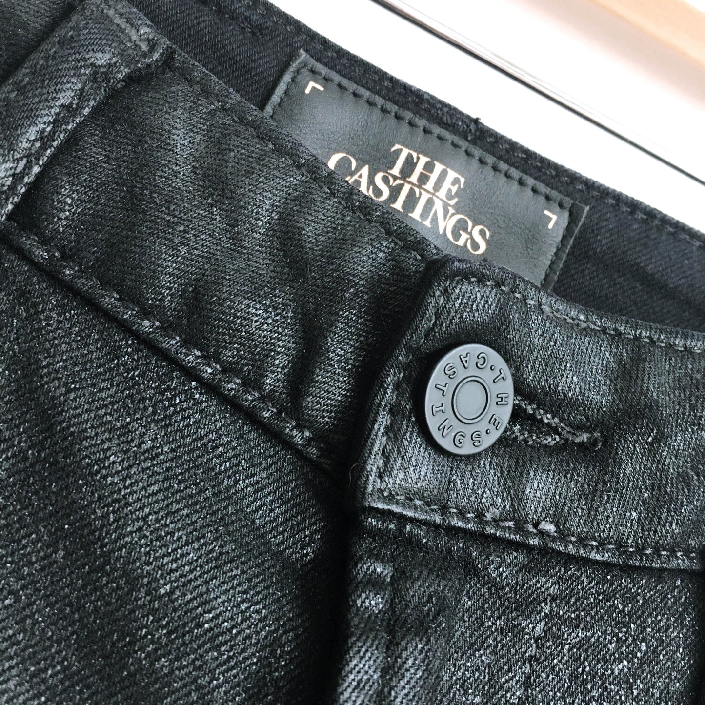 The Castings high rise coated skinny - size 27