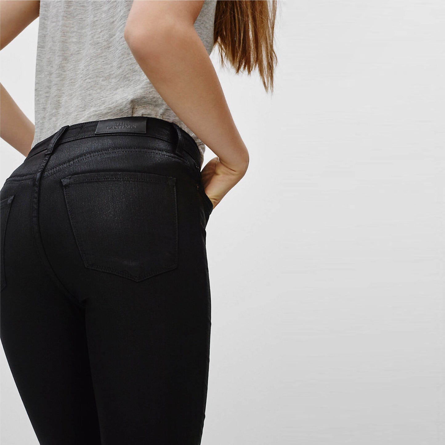 The Castings high rise coated skinny - size 27