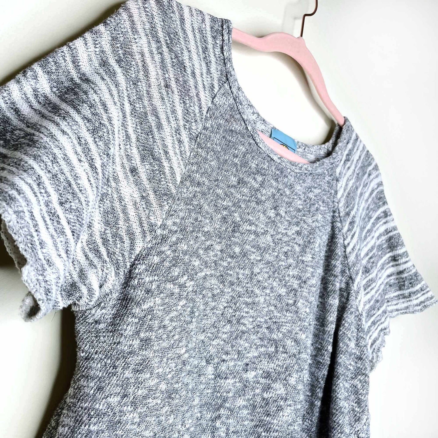 c&c california grey raglan sweatshirt tee - size small